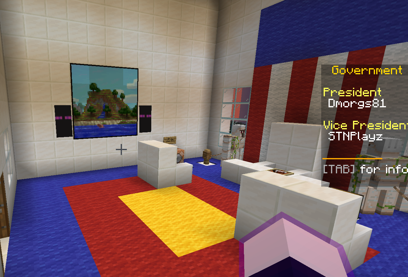 Interior of the Oval Office on LibertyCraft