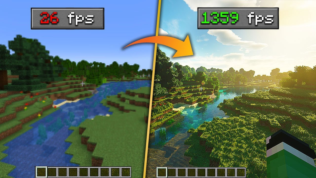 Performance mods can take you from 26 FPS to over 1000 FPS