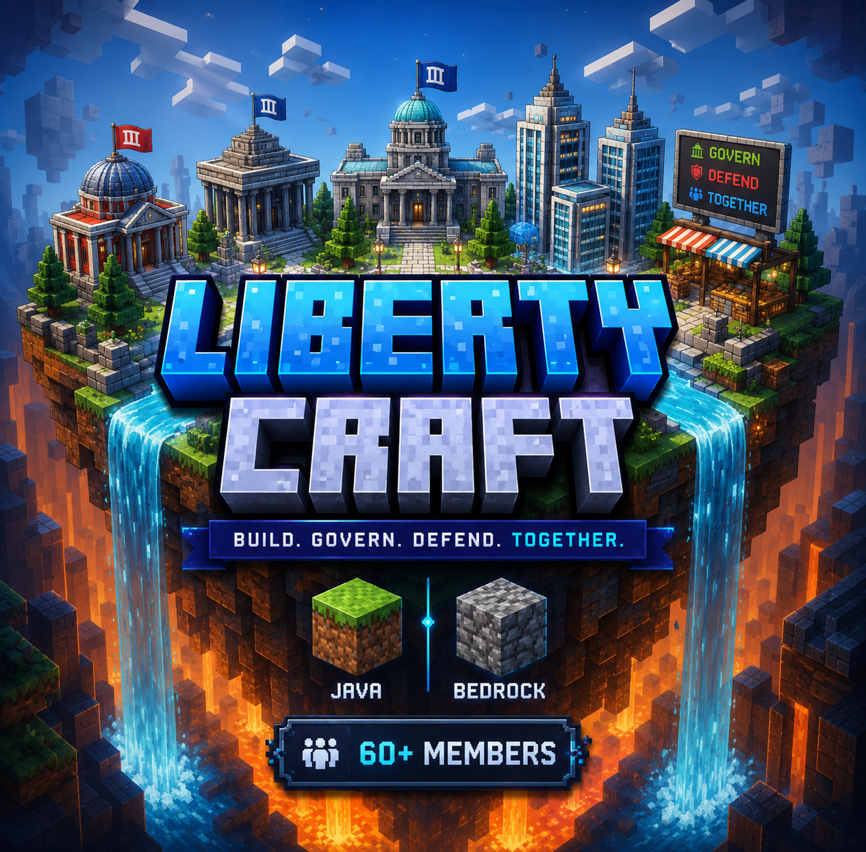 LibertyCraft SMP logo